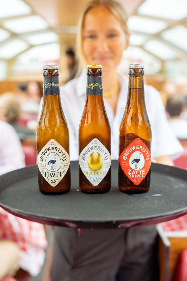 Rondvaart met bierproeverij van brouwerij 't IJ